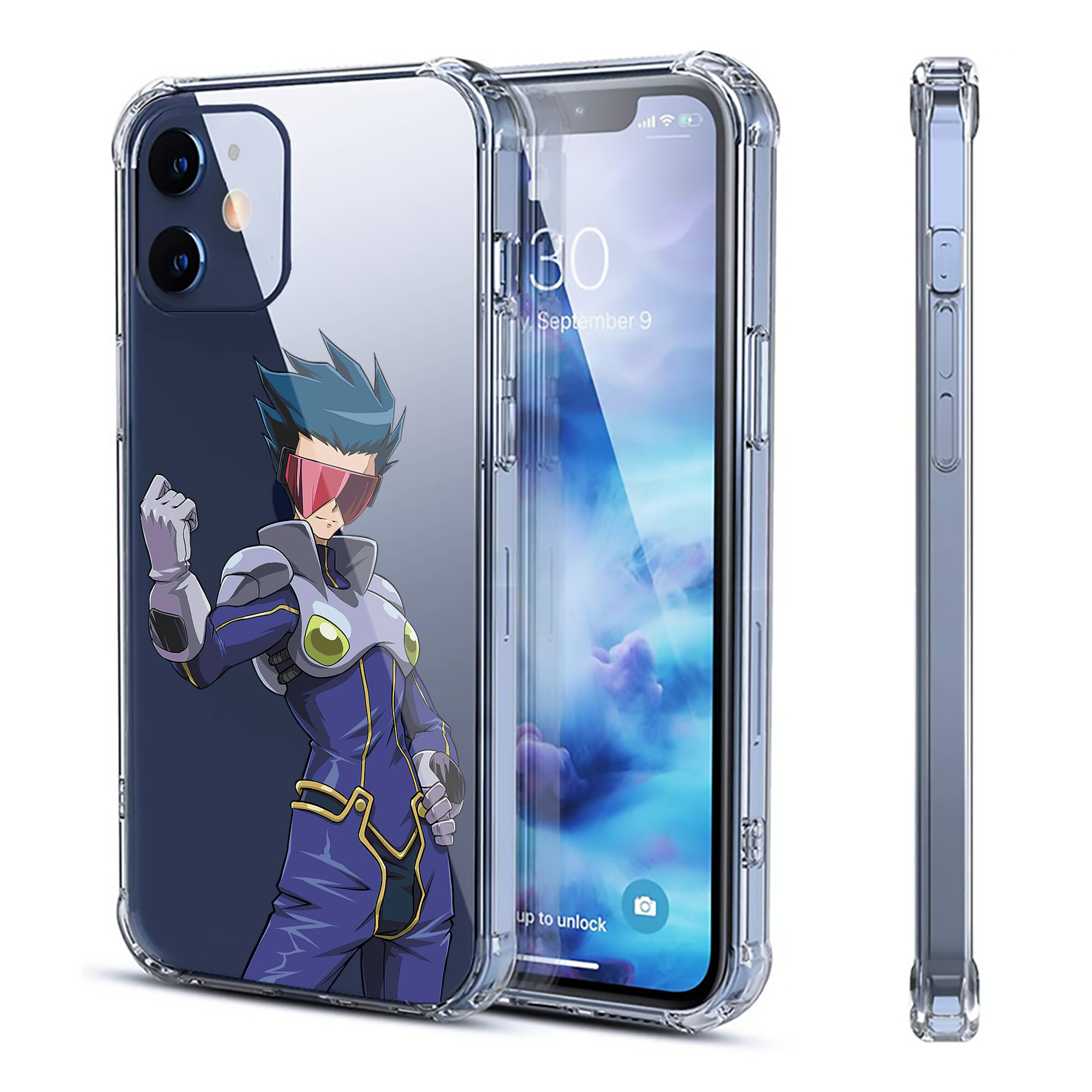 （画像用） 遊☆戯☆王 Yu-Gi-Oh! 【iPhone 12シリーズ対応】透明スマホケース（クリアソフトケース）